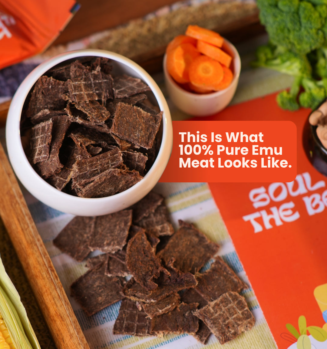 100% EMU-Meat Topper for 100x Healthier Dogs